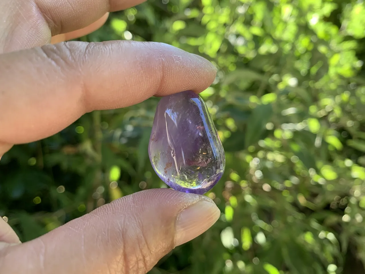 Pierre roulée Amétrine Sérénité émotionnelle 