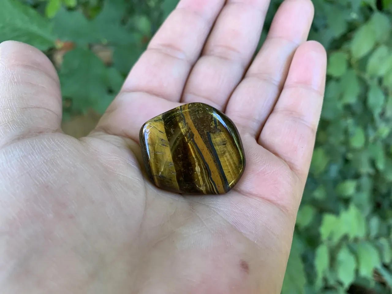 Pierre roulée Naturelle Œil-de-Tigre 