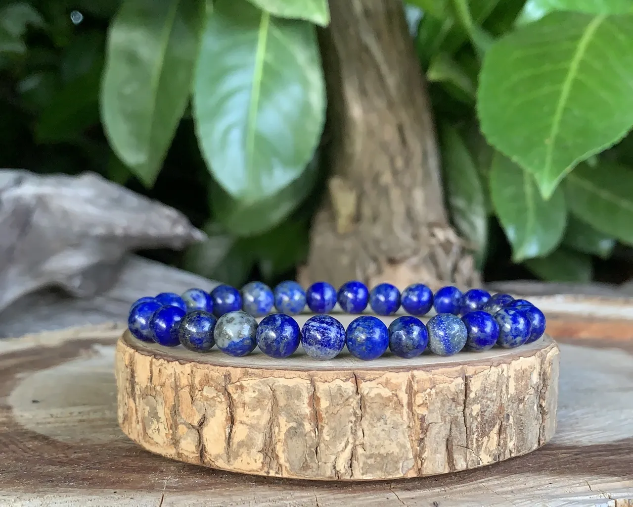 Bracelet Lapis Lazuli AA - Afghanistan - Pierre Naturelle Qualité supérieure