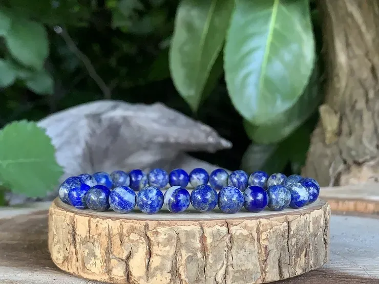 Bracelet Lapis Lazuli/Calcite