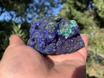 Azurite Malachite cristallisée Extra - Pierre Naturelle Rare Top Qualité (la meilleure) Pérou