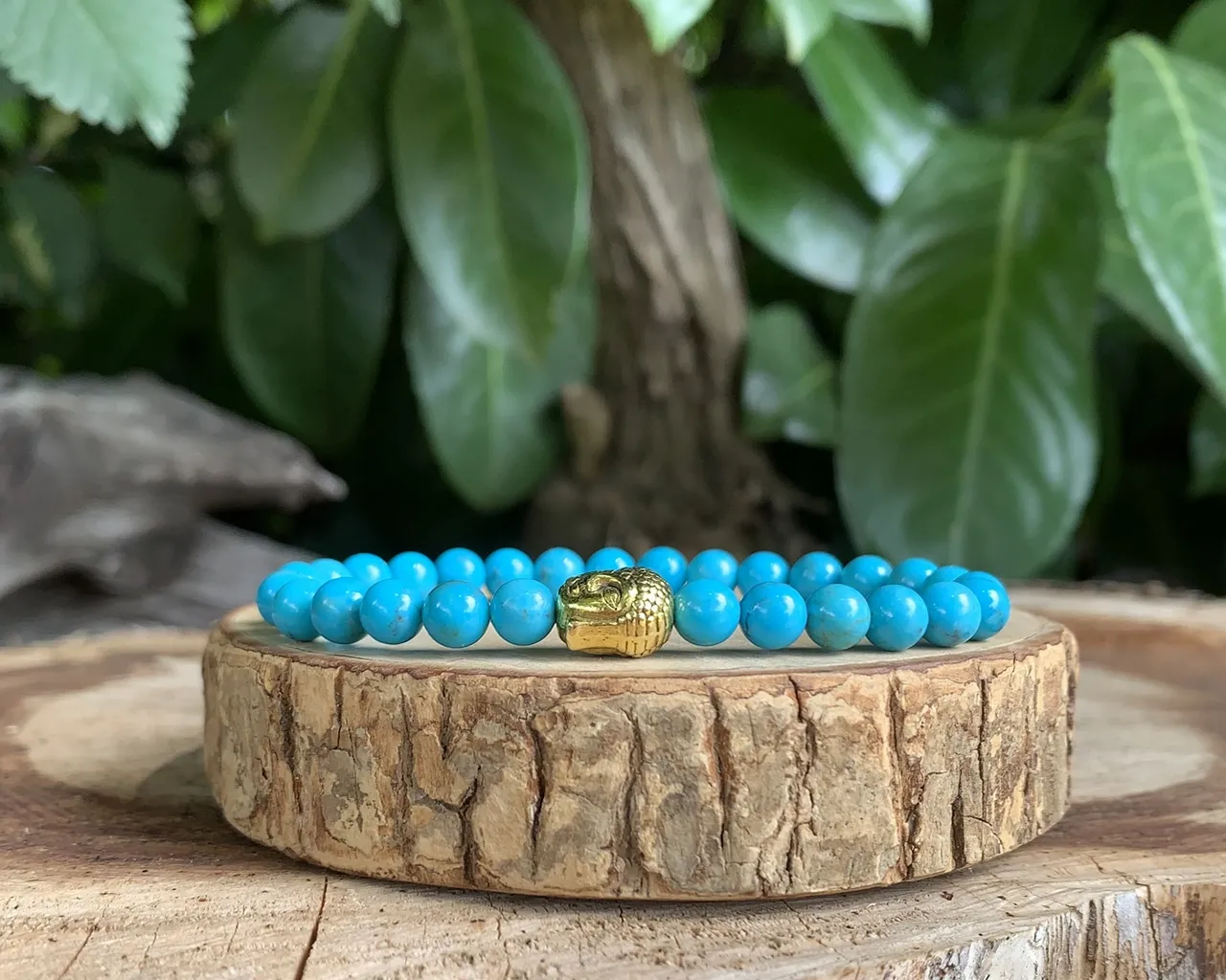 Bracelet Turquoise AA+ Arizona - Pierre Naturelle Rare Qualité Exceptionnelle