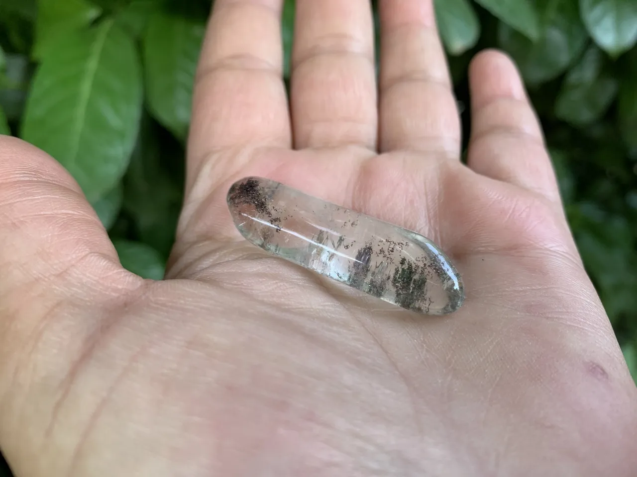 Pierre roulée Quartz Lodolite A - Cristal Naturel Rare Brésil