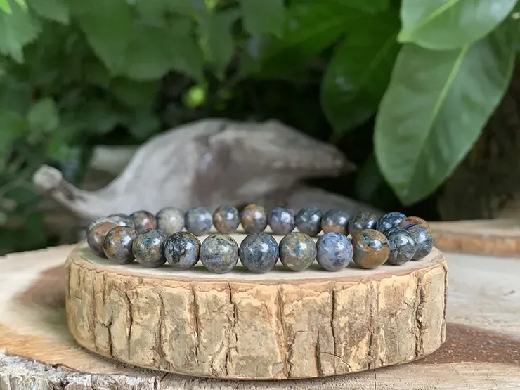 Bracelet Piétersite A+ - Pierre Naturelle Rare Namibie -