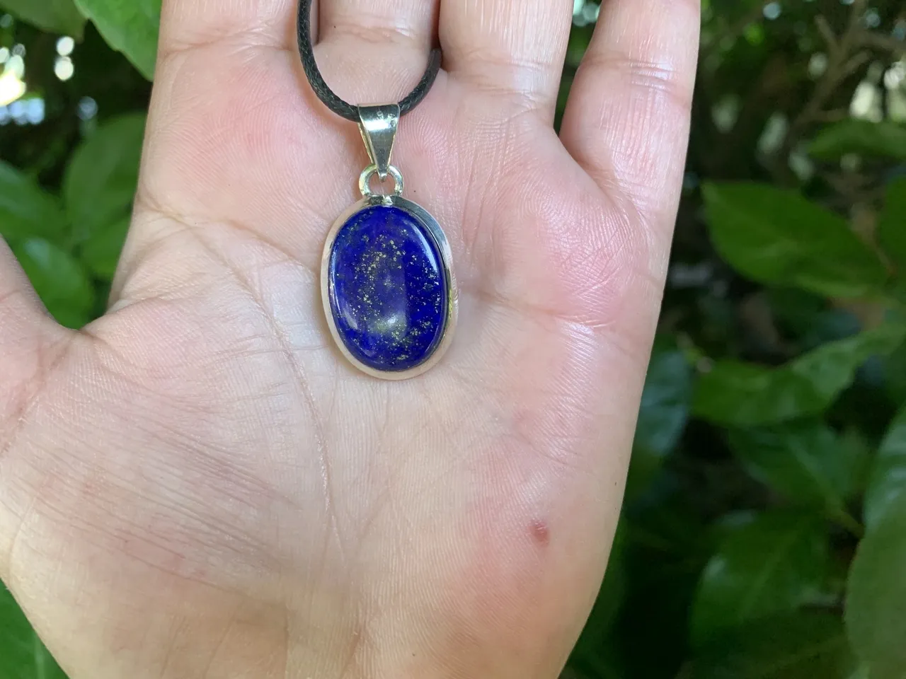 Pendentif Lapis Lazuli AAA Naturel Argent 925 - Intellect & Intuition