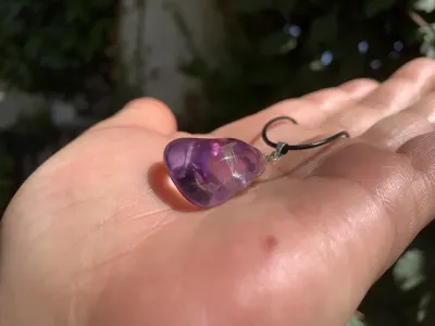 Pendentif Améthyste A - Pierre Naturelle Brésil