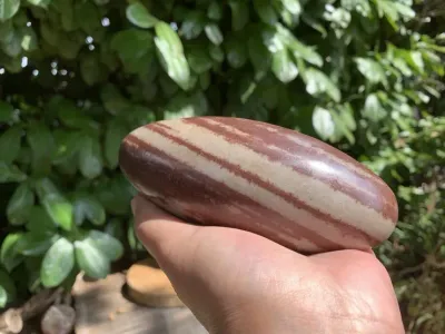 Shiva Lingam AA Naturelle (686 g) - Inde - Pierre Chamanique Rare Qualité Supérieure