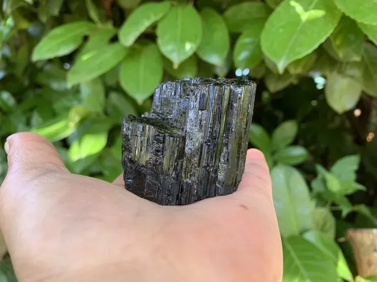 Tourmaline Noire Cathédrale AA (192 g) - Brésil - Pierre Naturelle Qualité Supérieure