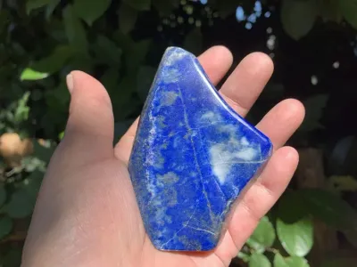 Lapis Lazuli AA Naturel (176 g) Afghanistan - Chakra 3-ème œil