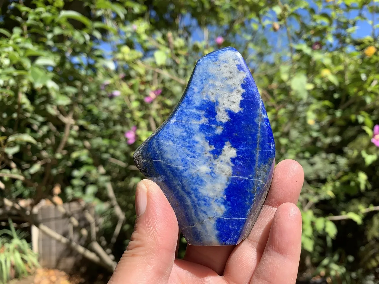 Lapis Lazuli AA Naturel (176 g) Afghanistan - Chakra 3-ème œil