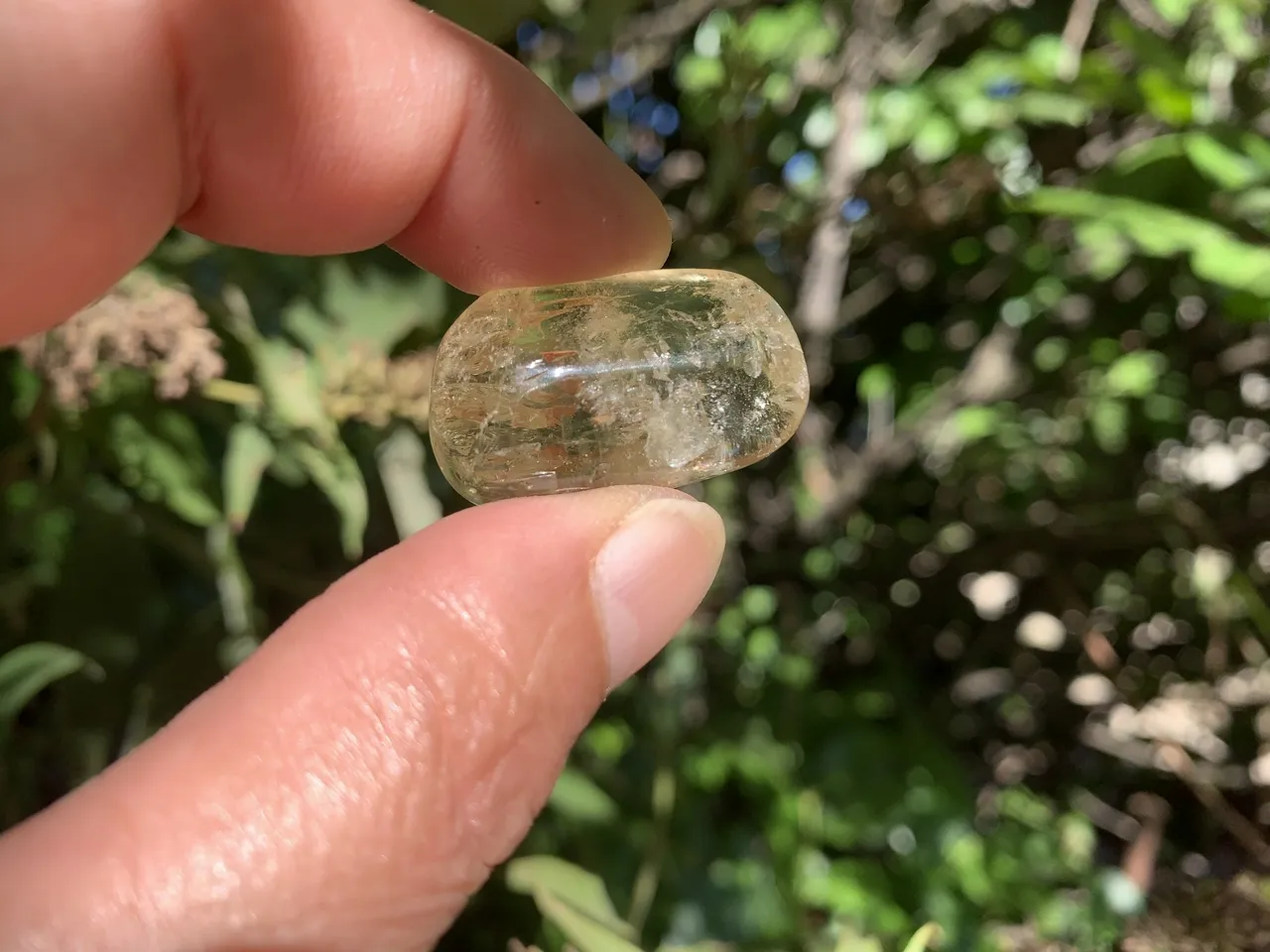 Pierre roulée Citrine AAA Pierre Naturelle Rare Excellente Qualité (non chauffée) Afrique du sud