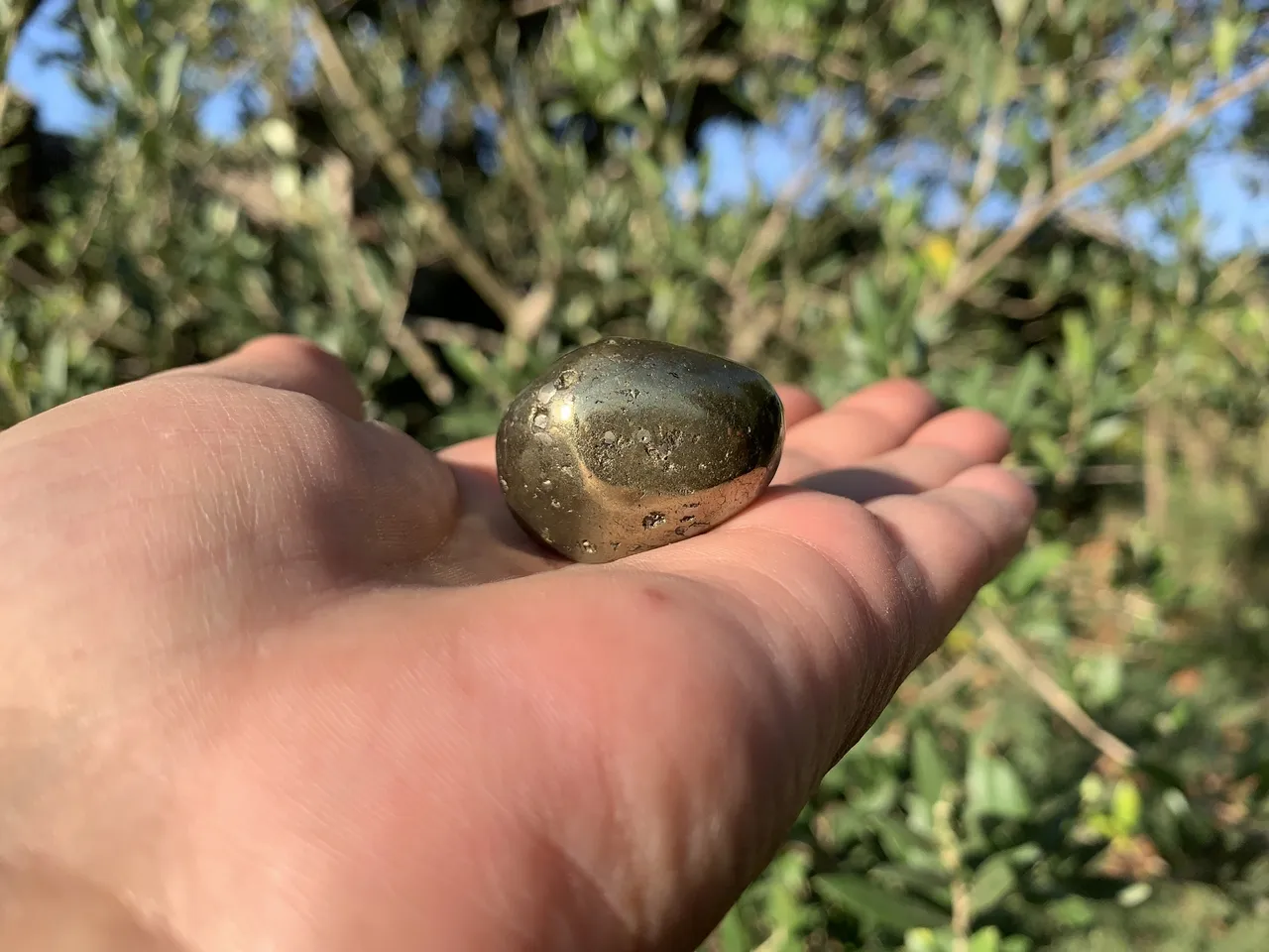 Pierre roulée Pyrite A Naturelle (38 g) Pérou