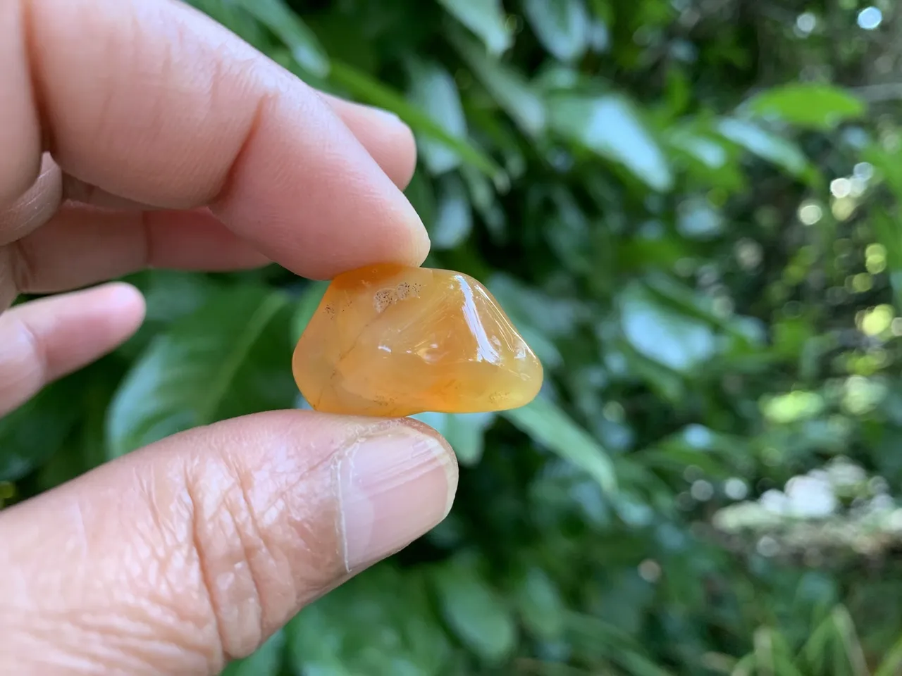 Pierre roulée Cornaline AA (8 g) - Brésil - Pierre Naturelle Qualité Supérieure