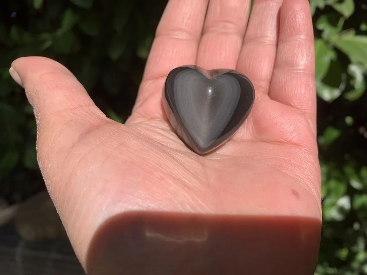 Cœur Obsidienne Œil Céleste AA (29 g) - Mexique - Obsidienne Naturelle   Rare Qualité Supérieure