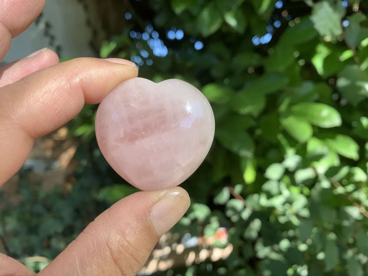Cœur Quartz Rose AA (45 g) - Brésil - Pierre Naturelle Qualité Supérieure