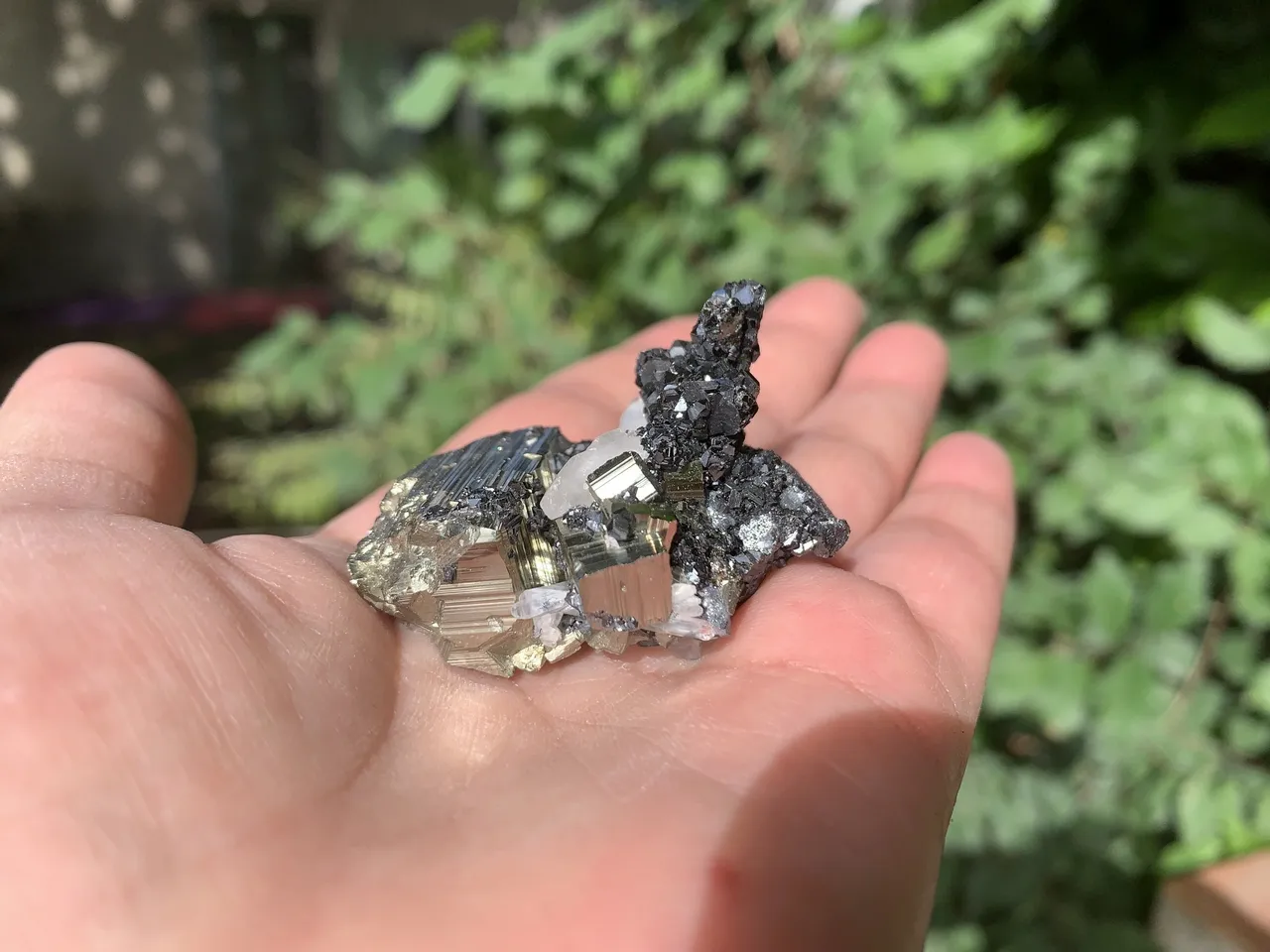 Sphalérite Quartz Pyrite AAA Naturel - Amas cristaux bruts Rares