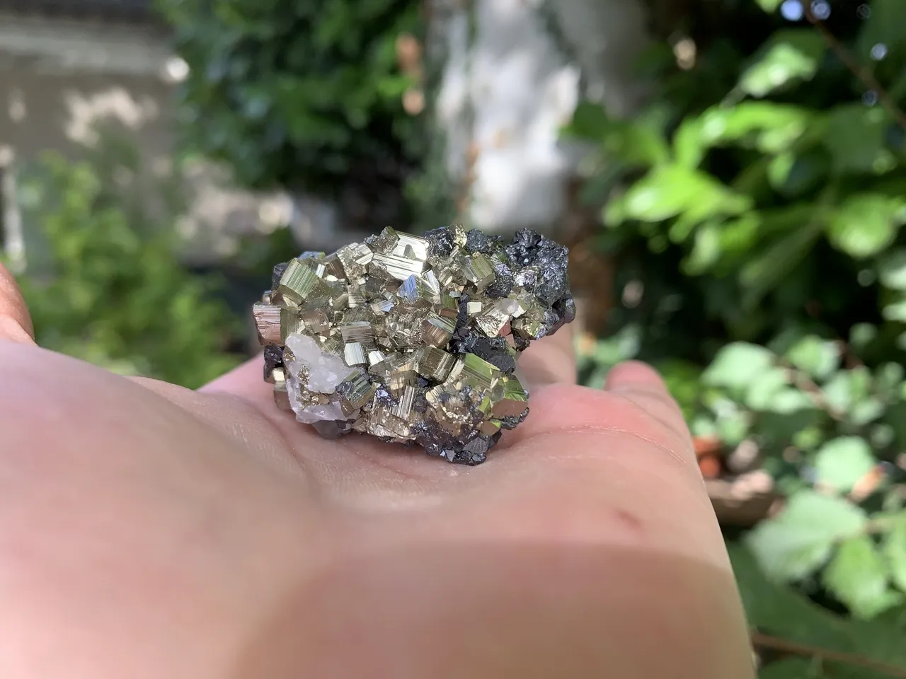 Sphalérite Quartz Pyrite AA - Amas cristaux bruts Naturels Rares