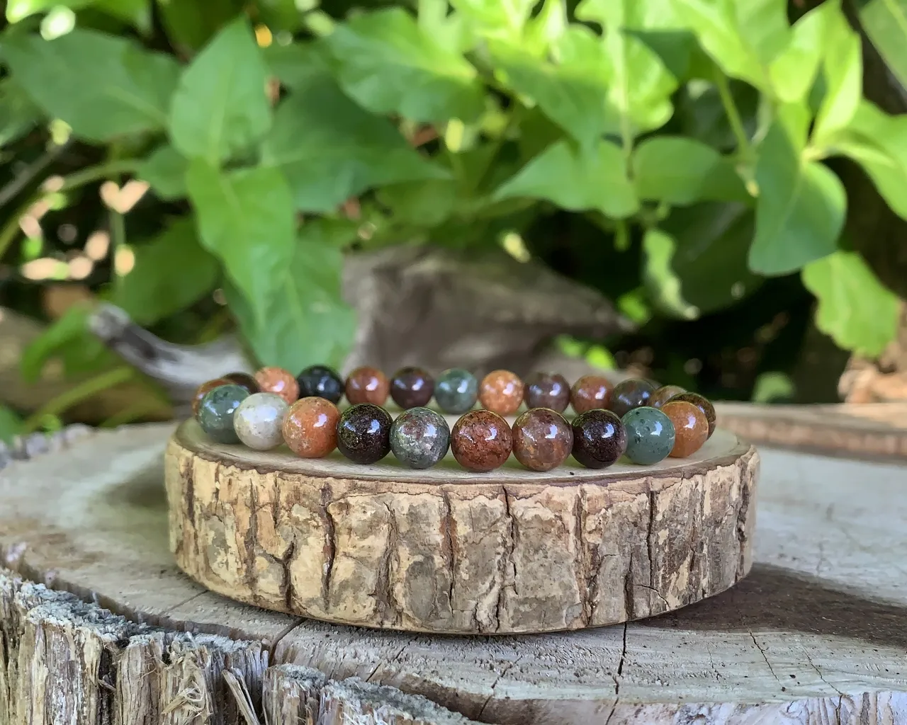 Bracelet Quartz Lodolite A+ Naturel - Pierre Naturelle Rare Brésil