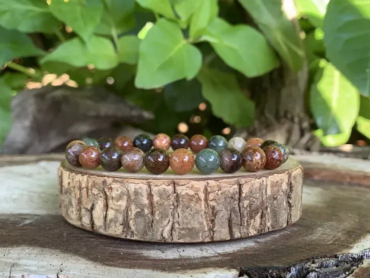 Bracelet Quartz Lodolite A+ Naturel - Pierre Chamanique Rare Brésil