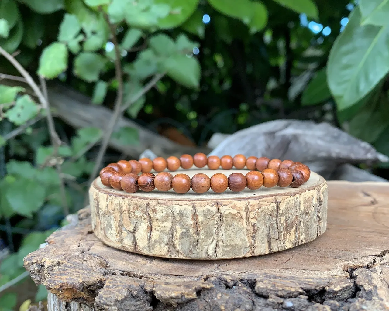 Bracelet Spirituel en Bois de Bayong d'Indonésie