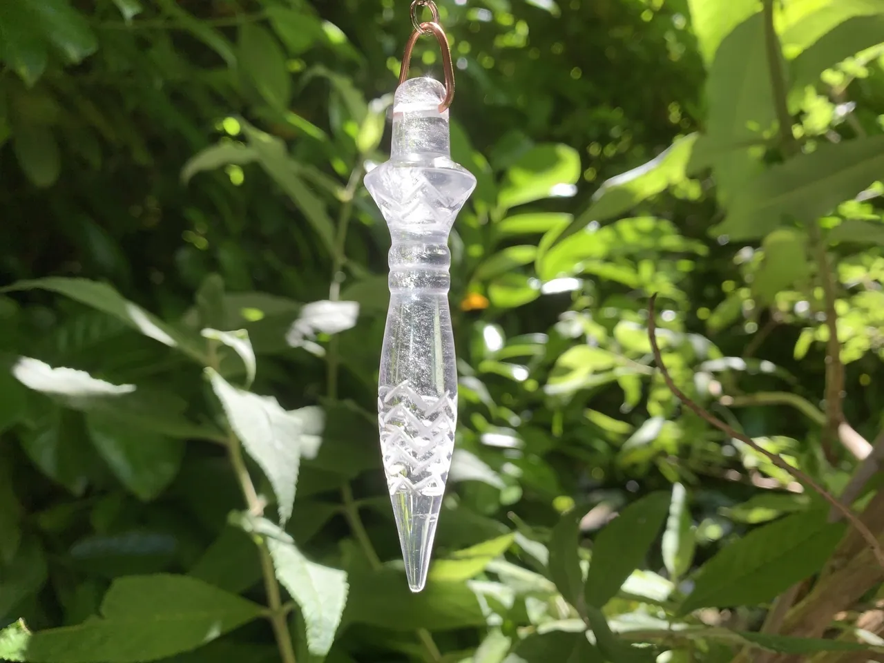 Pendule de Thot Cristal de Roche AAA - Pendule Professionnel Pierre Naturelle Qualité Exceptionnelle