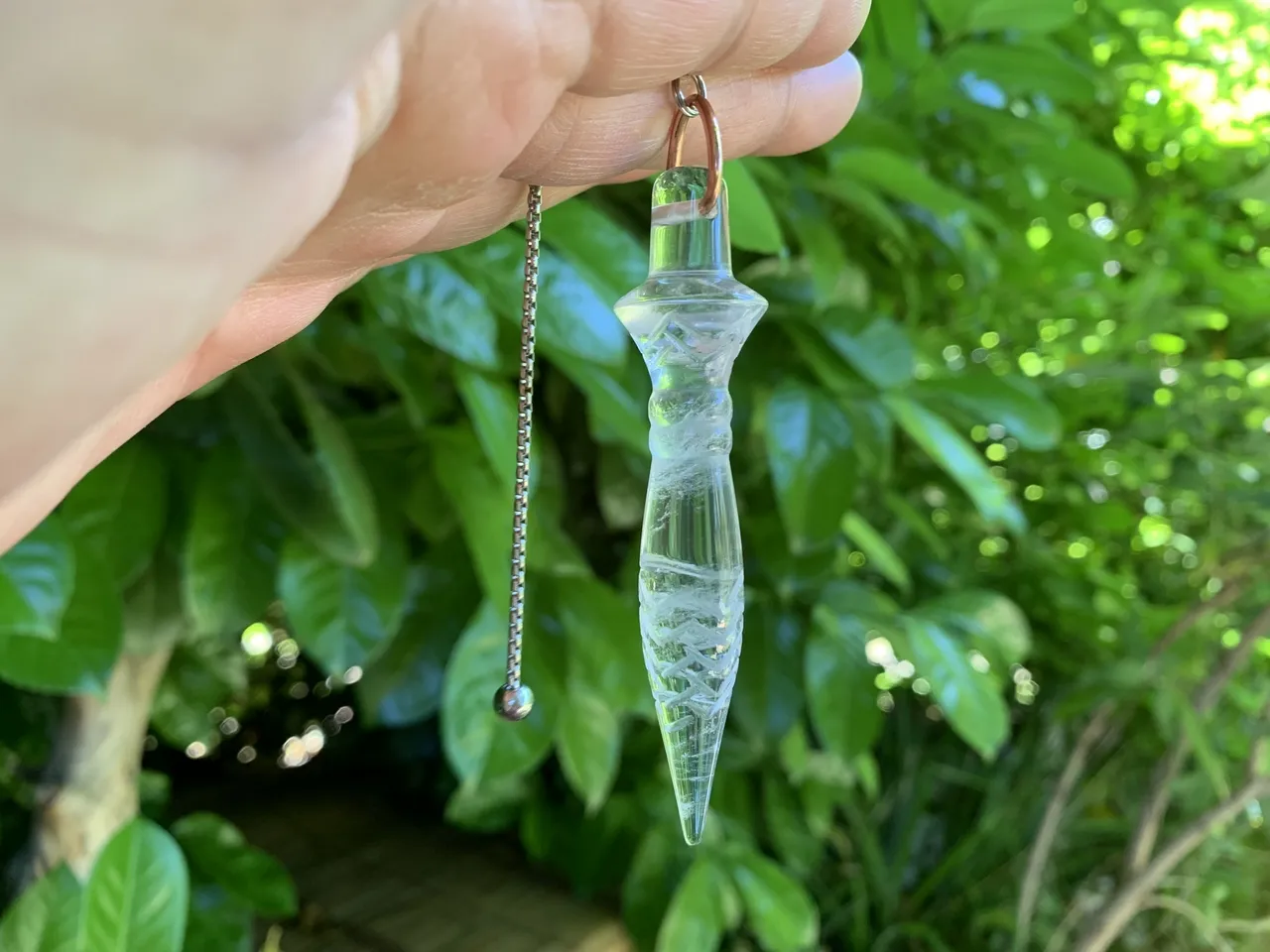 Pendule de Thot Cristal de Roche AAA - Pendule Professionnel Pierre Naturelle Qualité Exceptionnelle