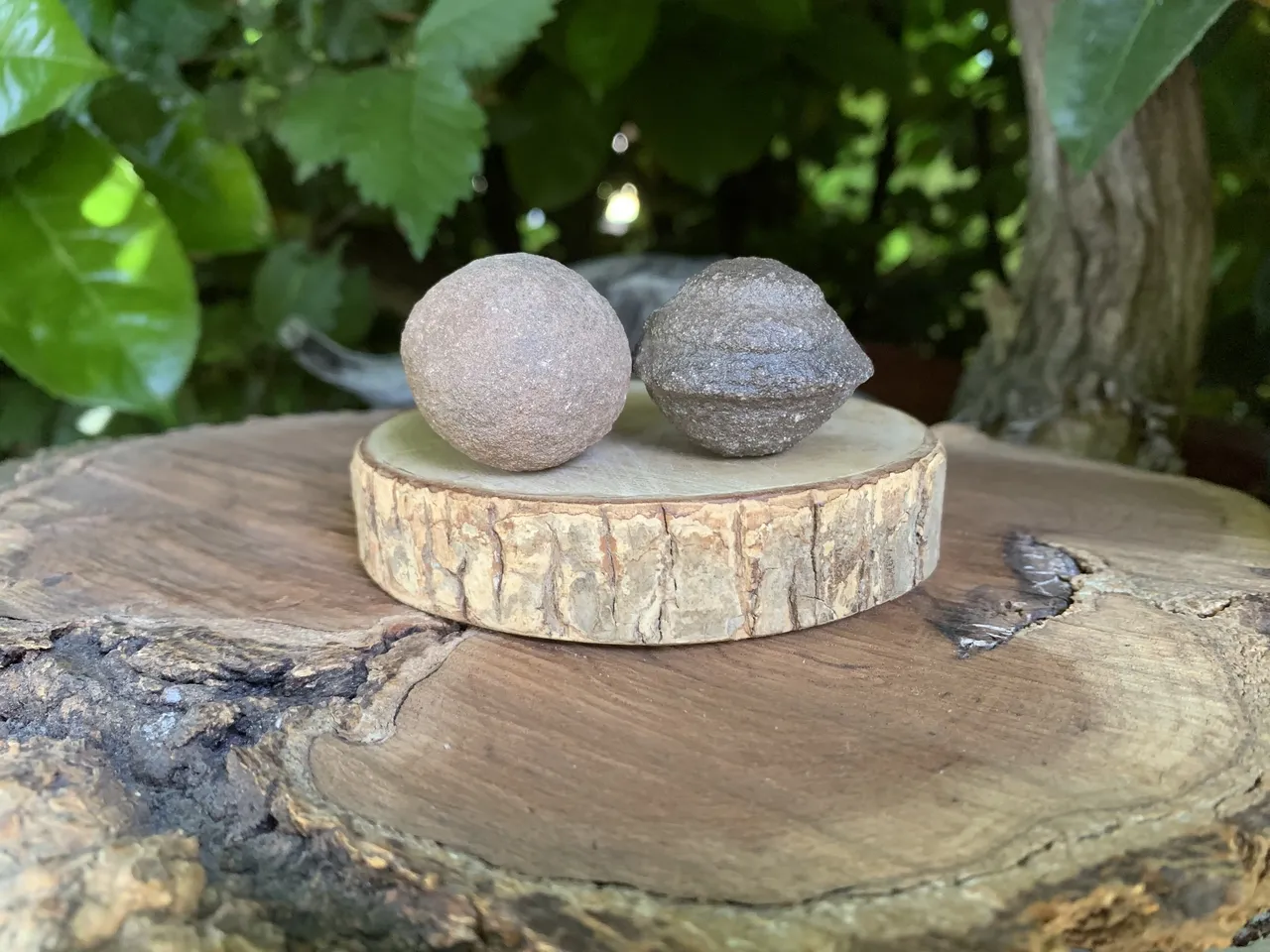 Couple Moqui ball Naturel 30 mm - USA - Pierres Chamaniques Rares