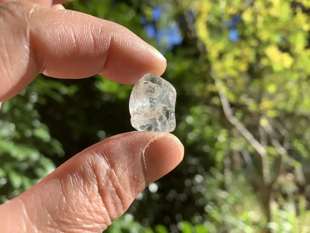 Pierre roulée Topaze Naturelle AA - Éveil de la conscience - Zimbabwe