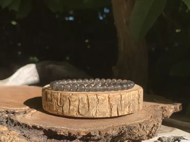 Bracelet Moldavite naturelle AA - Pierre Rare de la République tchèque