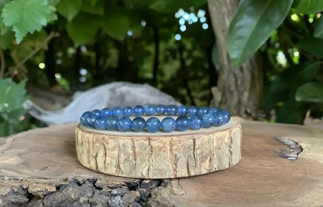 Bracelet Aigue-Marine naturelle AAA - Éveil & Communication - Brésil