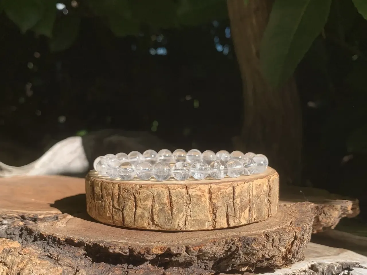 Bracelet Cristal de Roche naturel AA - Éveil & Vitalité