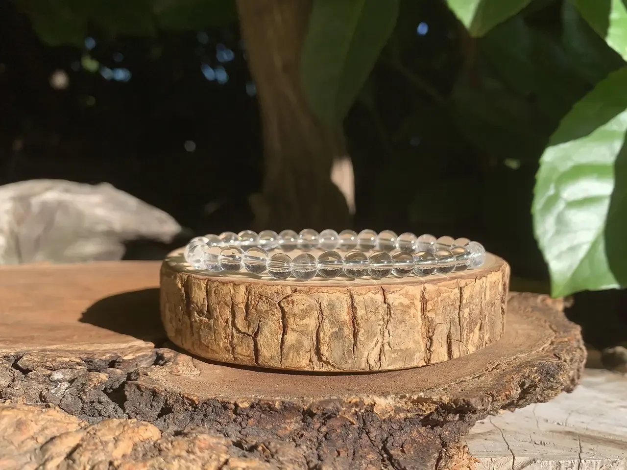 Bracelet Cristal de Roche naturel AAA - Vitalité & Sagesse