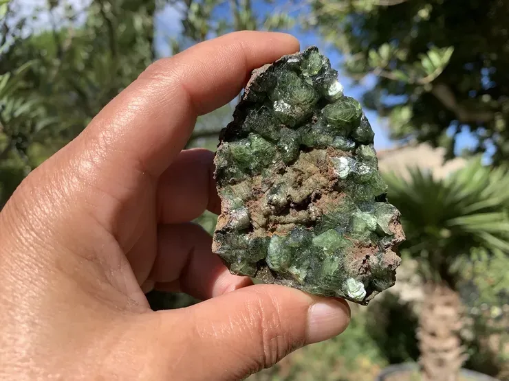 Géode de Vivianite du Brésil - Cristaux de Collection