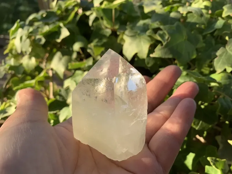 Pointe brute Quartz Soufre du Brésil - Collection