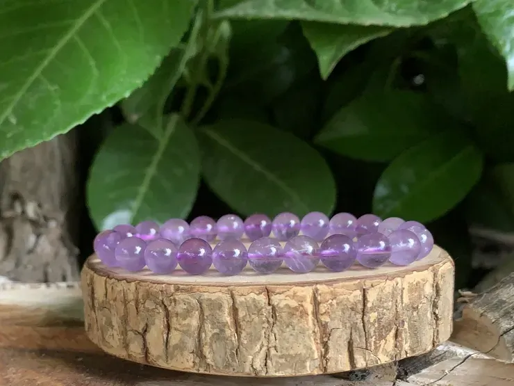 Bracelet Améthyste A+ - Sérénité & Clarté Bracelet Améthyste A+