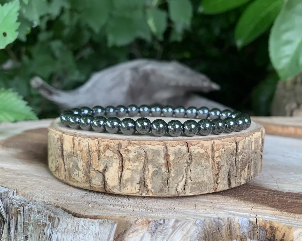 Bracelet Hématite A Naturelle