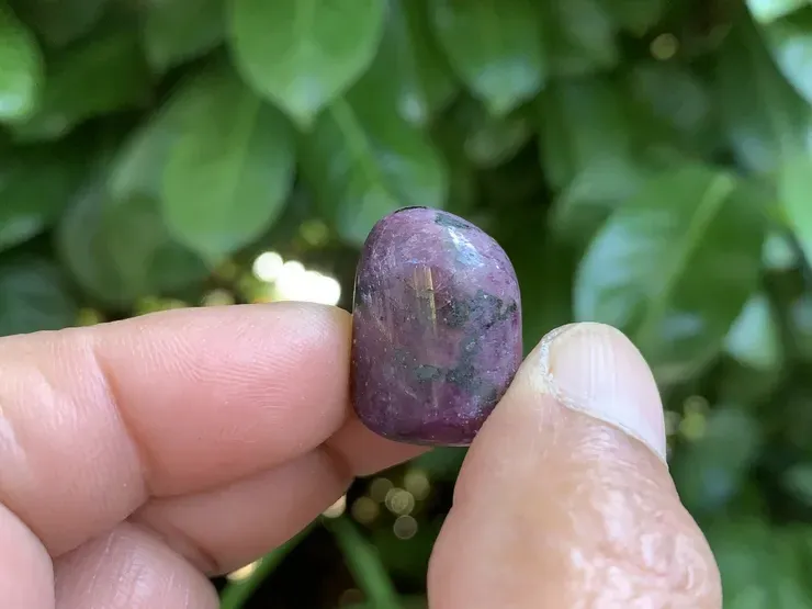 Pierre roulée Rubis A (12 g) - Inde - Pierre Précieuse Naturelle