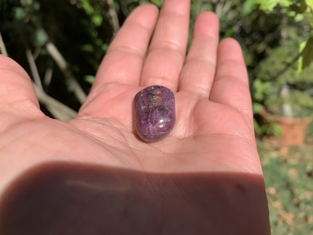 Pierre roulée Rubis A (12 g) - Inde - Pierre Précieuse Naturelle