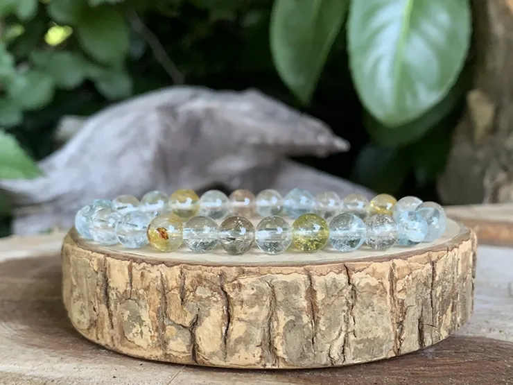 Bracelet  haut de gamme Topaze AA+ naturelle