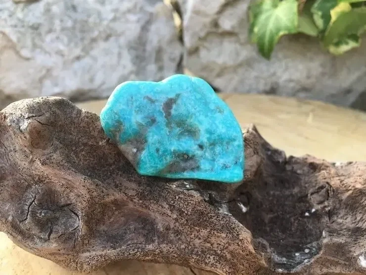 Turquoise polie AA+ naturelle — Pierre rare des USA — Arizona