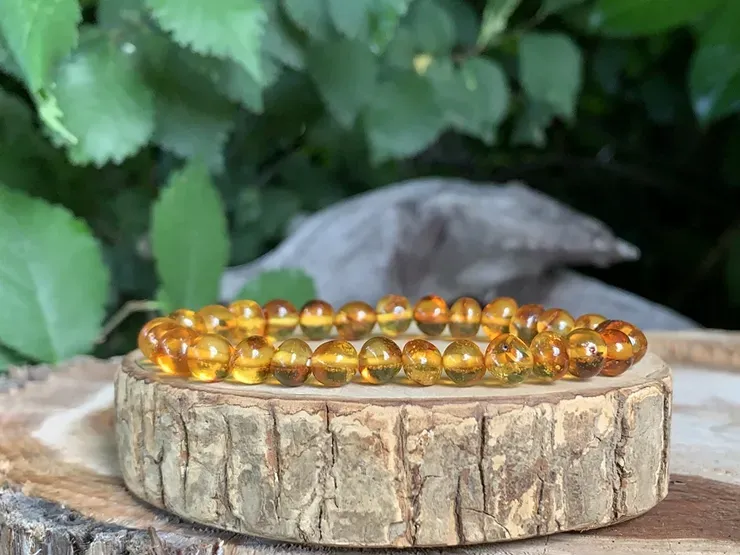 Bracelet Ambre A Naturel 