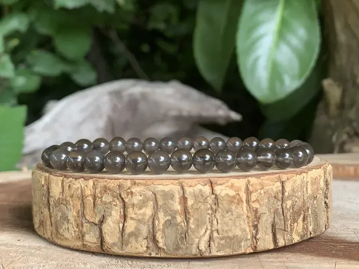 Bracelet Moldavite AA — Pierre Naturelle Rare — République tchèque