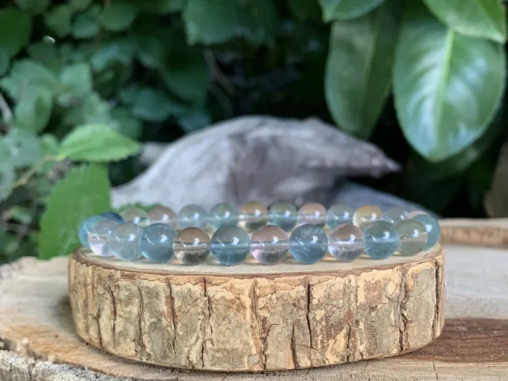 Bracelet Fluorine multicolore AA naturelle — Chine