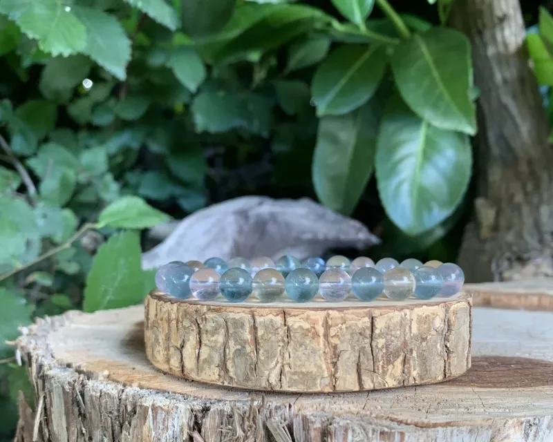 Bracelet Fluorine multicolore AA naturelle — Chine