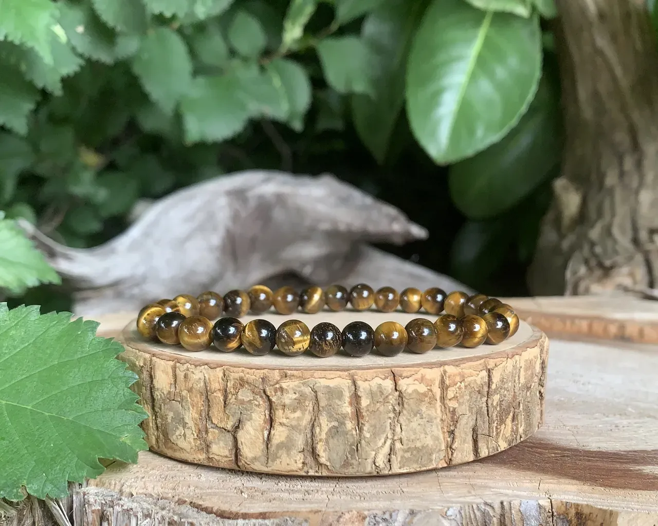 Bracelet Œil-de-Tigre A+ Naturel - Afrique du sud