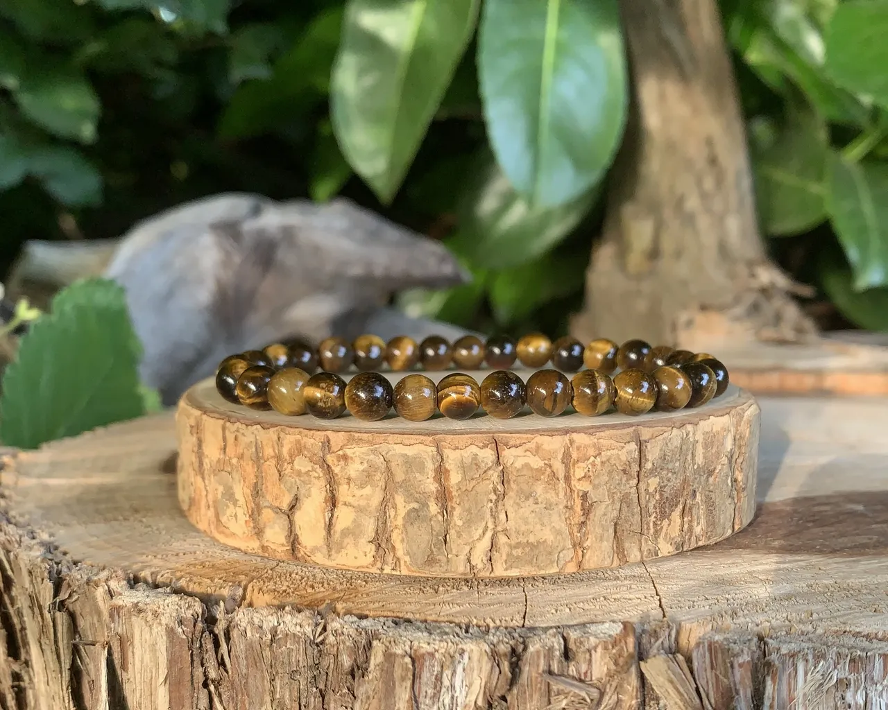 Bracelet Œil-de-Tigre A+ Naturel - Afrique du sud