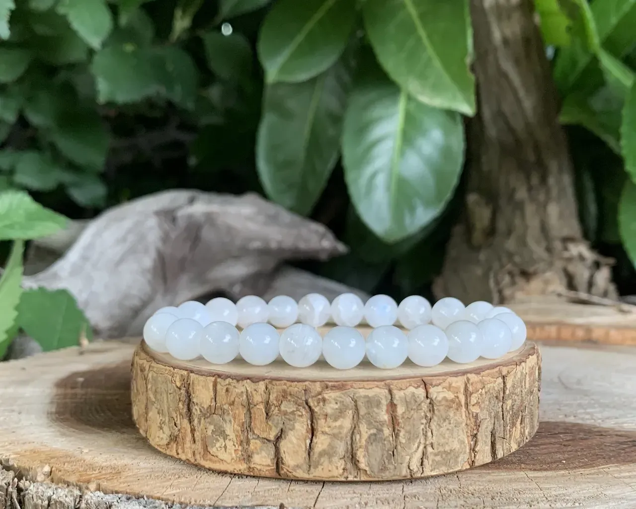 Bracelet Péristérite AA naturelle — Inde
