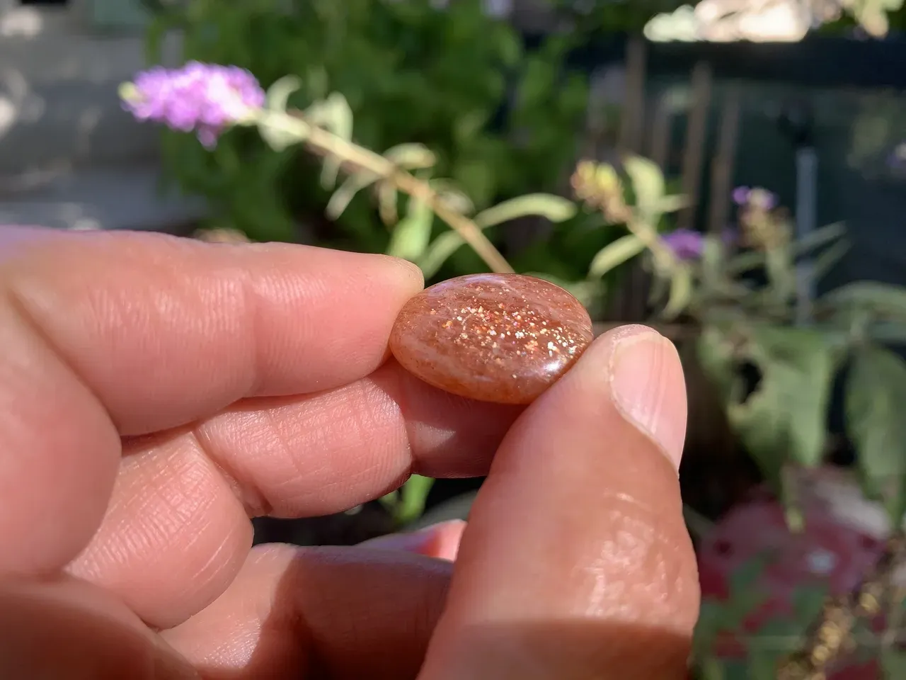 Pierre de Soleil AA naturelle — Inde Pierre de Soleil AA naturelle — Inde