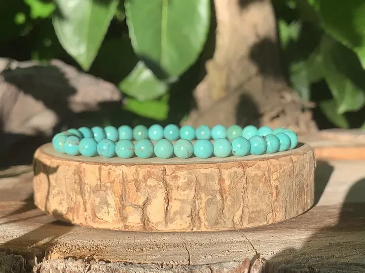 Bracelet  Véritable Turquoise Tibet