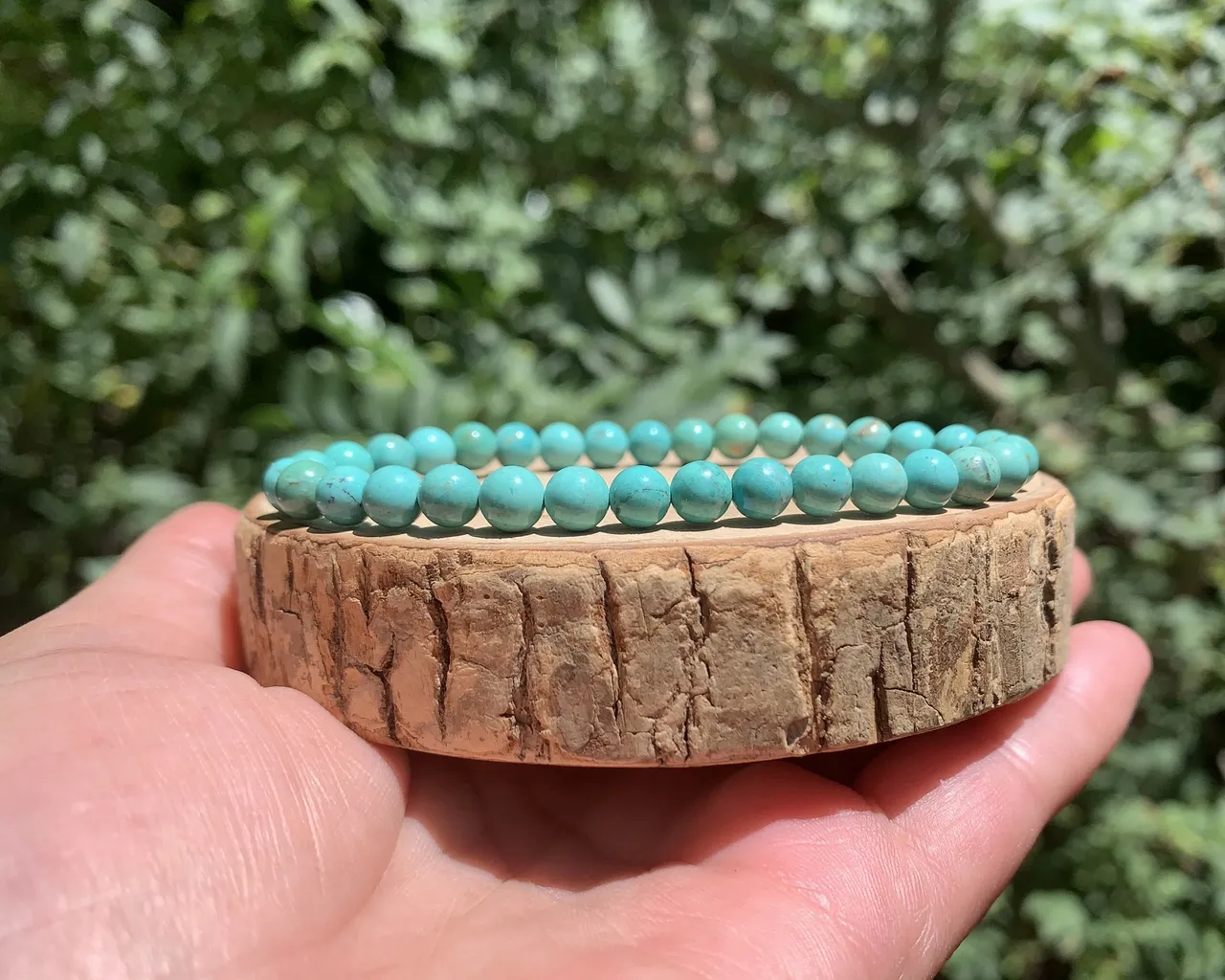 Bracelet  Véritable Turquoise Tibet